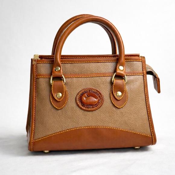 Dooney & Bourke Handbags - SOLD. NOT AVAILABLE. Leather Satchel Tan Brown